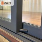ระบบประตูกระจกบานเลื่อนอลูมิเนียมป้องกันเสียงรบกวนของออสเตรเลียขนาดที่กำหนดเองประตูประตูบานเลื่อน BARN DOOR SLIDING