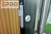 Thermal Break Modern Aluminium Low - E Glass Pivot Door For Store / Double Pivot Door ประตูหน้าเดือยอลูมิเนียม