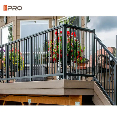 การประกอบง่าย ความปลอดภัย อลูมิเนียม Balustrade ปกติกําแพงรั้วความเป็นส่วนตัว Fencing Handrail