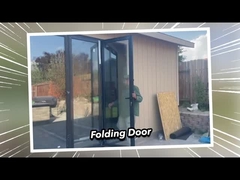 2 มิลลิเมตรอลูมิเนียม Double Glazed พรีเมียม กันสภาพอากาศ ประตูแก้วเลื่อน 2.1m ความสูง