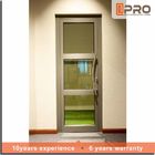 กระจกห้องน้ำที่ทันสมัยบานพับประตูบานเลื่อนอลูมิเนียมสำหรับบ้านพักอาศัย ประตูบานพับคู่อลูมิเนียม ประตูสแตนเลส hin