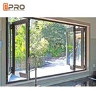กระจกพับอลูมิเนียม Bifold Windows สำหรับห้องครัว Energy - ที่มีประสิทธิภาพพับหน้าต่างหน้าจอกระจกพับพับ