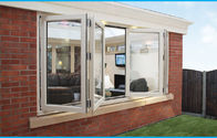 กระจกนิรภัยอลูมิเนียม Bifold Windows / โมเดิร์นพับ Patio Windows หน้าต่างพับหน้าต่างระเบียงออสเตรเลีย พับ window