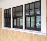 หน้าต่างบานเลื่อนอลูมิเนียมเคลือบผงสีขาว ความทนทานและความปลอดภัย บานหน้าต่างกระจกสามชั้นแบบแขวน