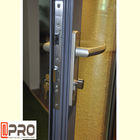 สีเทา PVDF ประตูบานพับอลูมิเนียมพร้อมทิศทางการเปิดออกด้านนอก HINGE FOR DOOR STEEL DOOR HINGE บานพับประตูสวิง