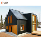 40 Feet Modern Prefab บ้านเล็กกระจกสองชั้น ISO9001