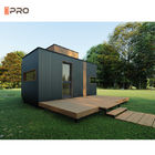 40 Feet Modern Prefab บ้านเล็กกระจกสองชั้น ISO9001