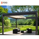 Villa Modern Aluminium Pergola Retractable Garden Waterproof Pergola Covers